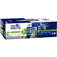 Kirin Hyoketsu Green Apple Vodka Soda 6% 330ml Can Case of 24