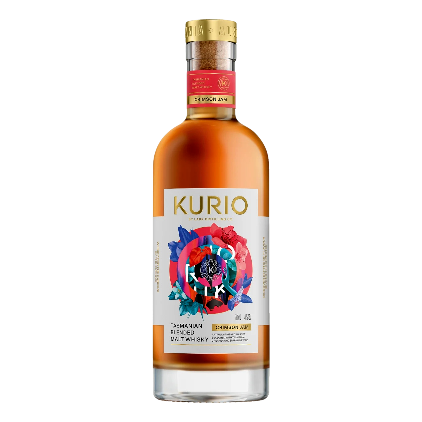 Kurio by Lark Crimson Jam Tasmanian Blended Single Malt Whisky 700ml