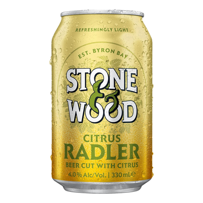 Stone & Wood Citrus Radler 4.0% 375ml Can Case of 16