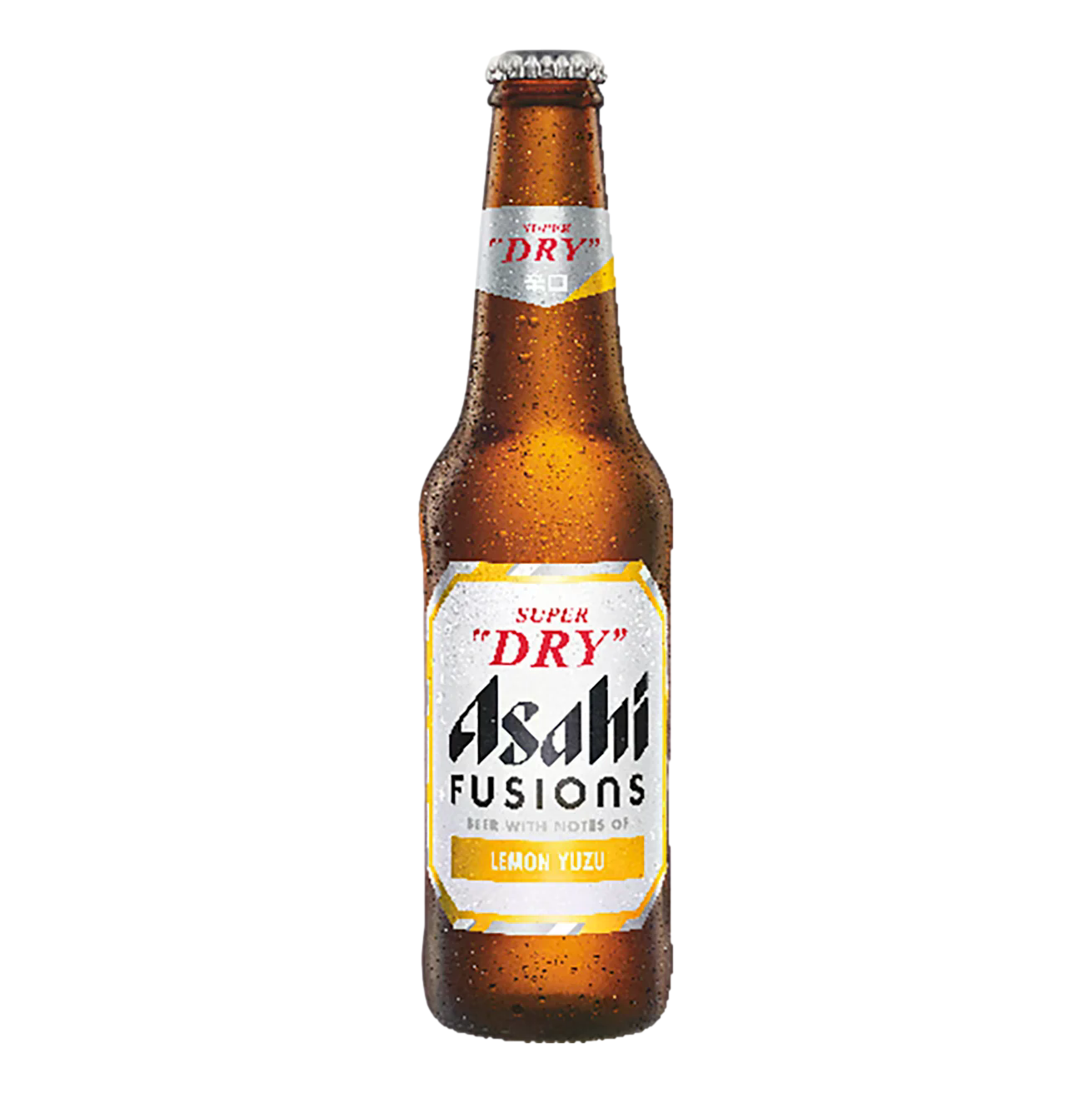 Asahi Super Dry FUSIONS Lager Lemon Yuzu 330ml Bottle Single