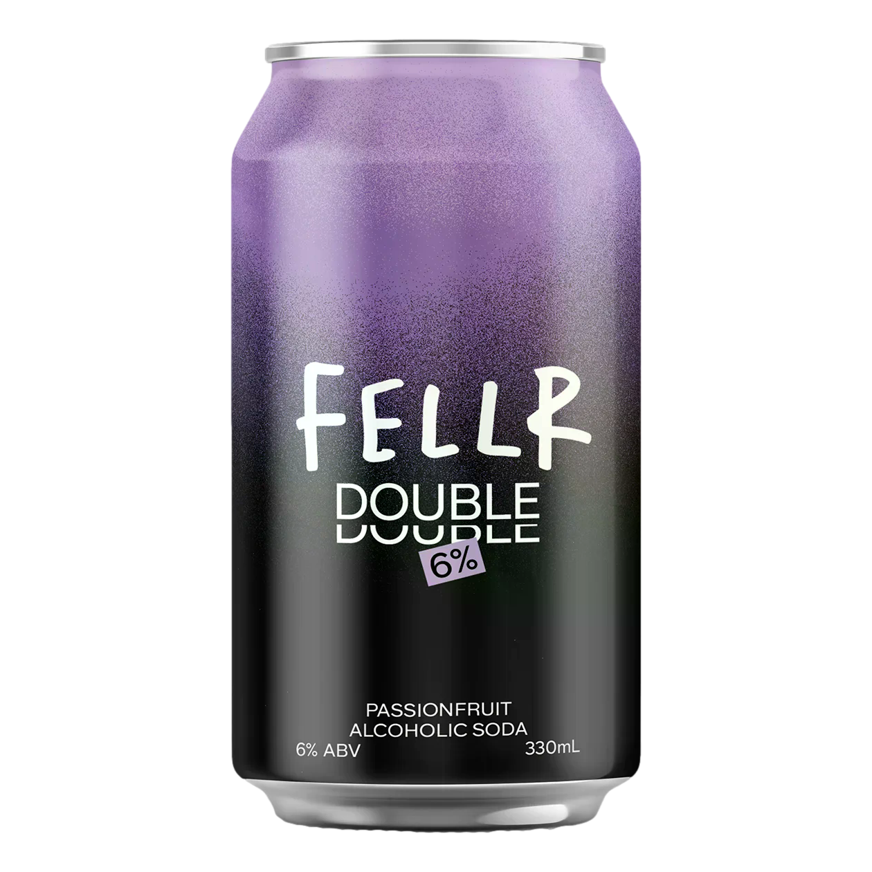 Fellr DOUBLE Seltzer Passionfruit 6% 330ml Can Single