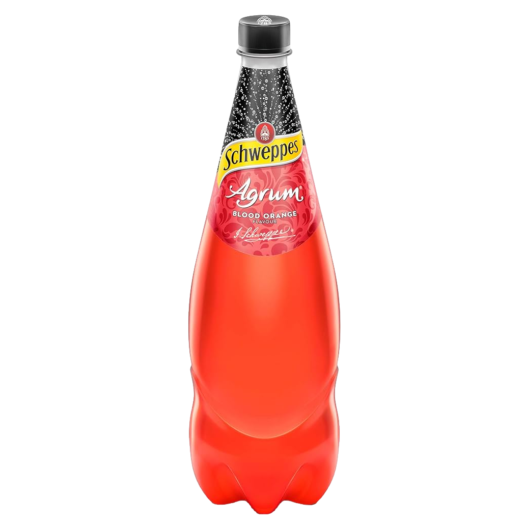 Schweppes Agrum Blood Orange 1.1L Bottle Case of 12