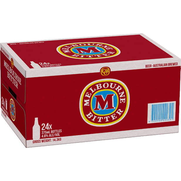 Melbourne Bitter Lager 375ml Bottle Case of 24