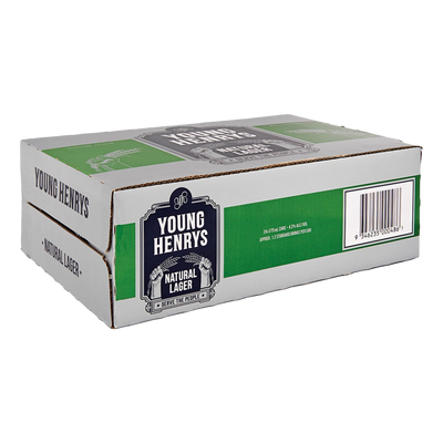 Young Henrys Natural Lager 375ml Can Case of 24 - Camperdown Cellars