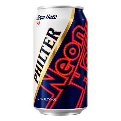 Philter Neon Haze IPA 5.7% 375ml Can 4 Pack