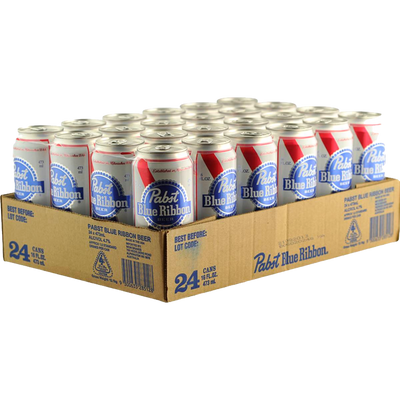Pabst Blue Ribbon Premium Lager 473ml Can Case of 24