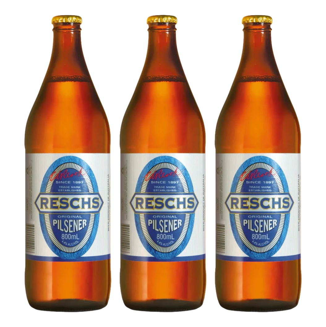 Reschs Pilsener 750ml Bottle 3 Pack