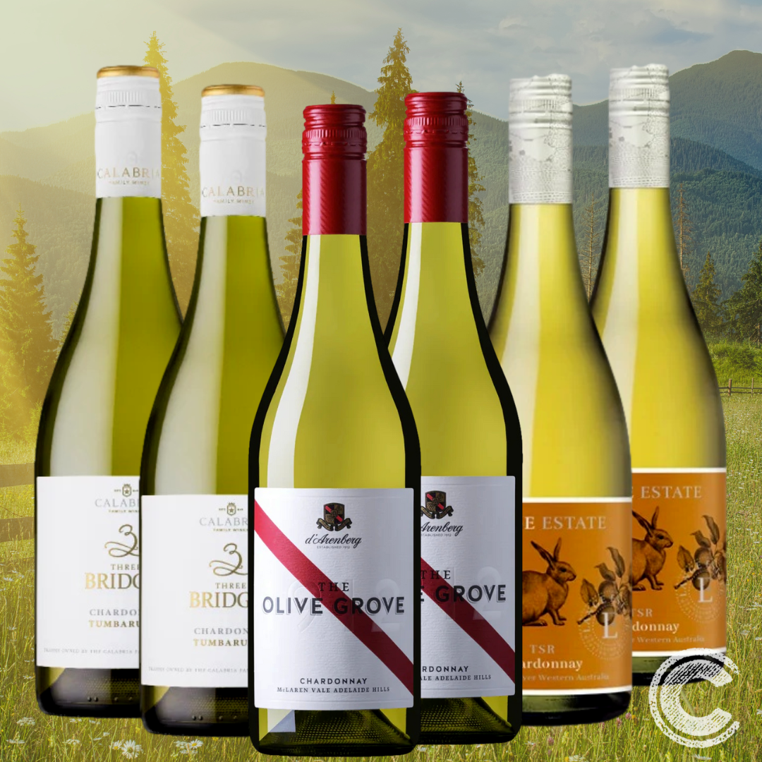 Mixed White Wine 6 Pack - Crafted Chardonnay