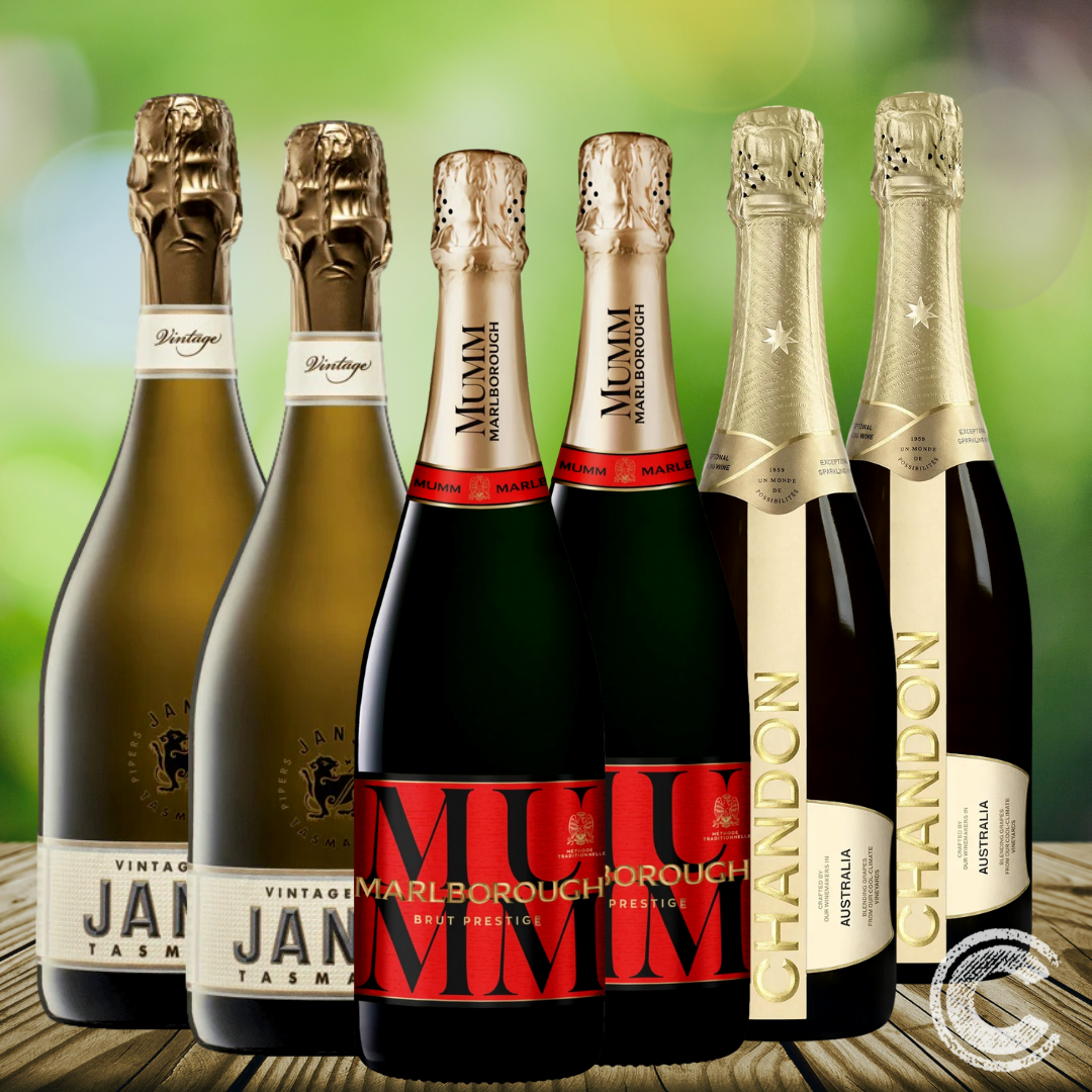 Mixed Sparkling Wine 6 Pack - Premium Selection