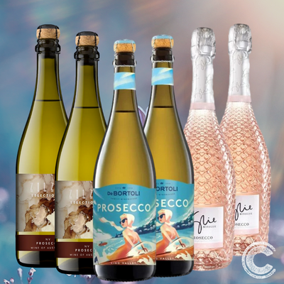 Mixed Sparkling Wine 6 Pack - Prosecco Party