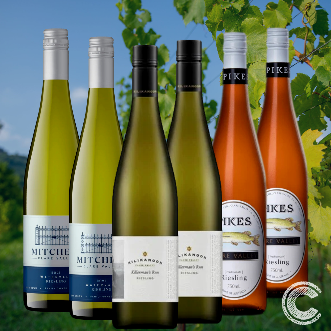 Mixed White Wine 6 Pack - Clare Riesling