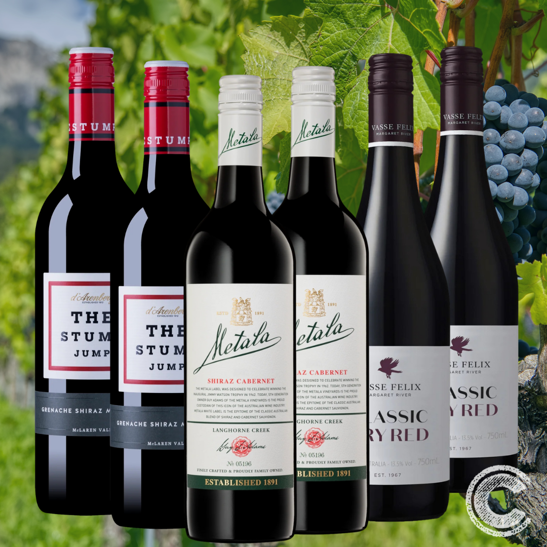 Mixed Red Wine 6 Pack - Red Blends