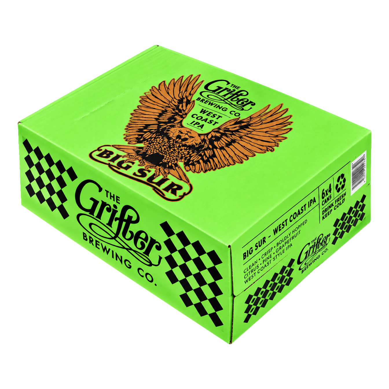 Grifter Big Sur West Coast IPA 6.7% 375ml Can Case of 24
