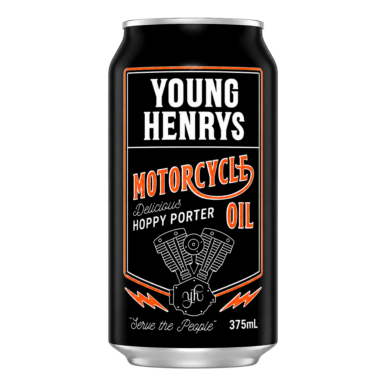 Young Henrys Motorcycle Oil Hoppy Porter 375ml Can Single