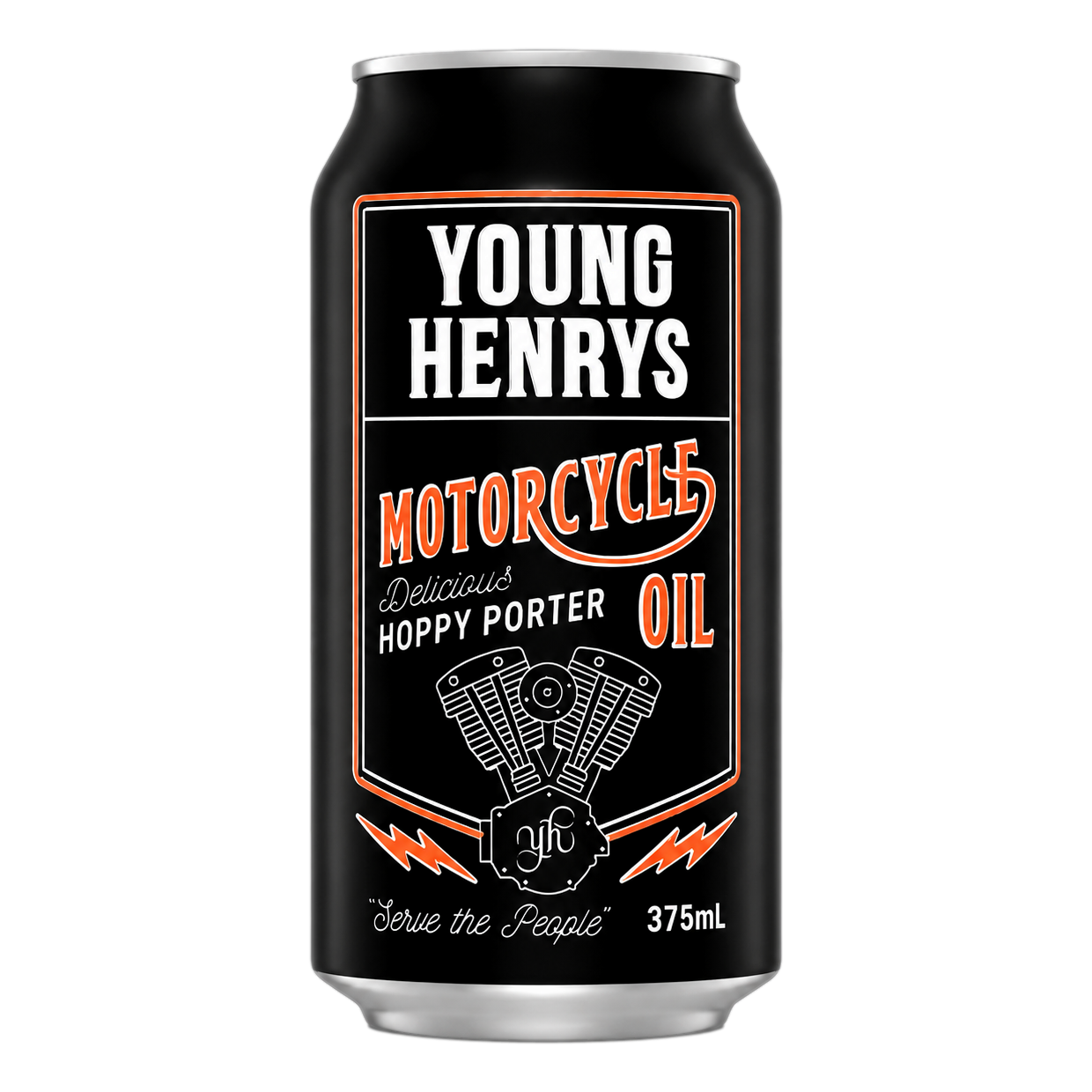 Young Henrys Motorcycle Oil Hoppy Porter 375ml Can Single