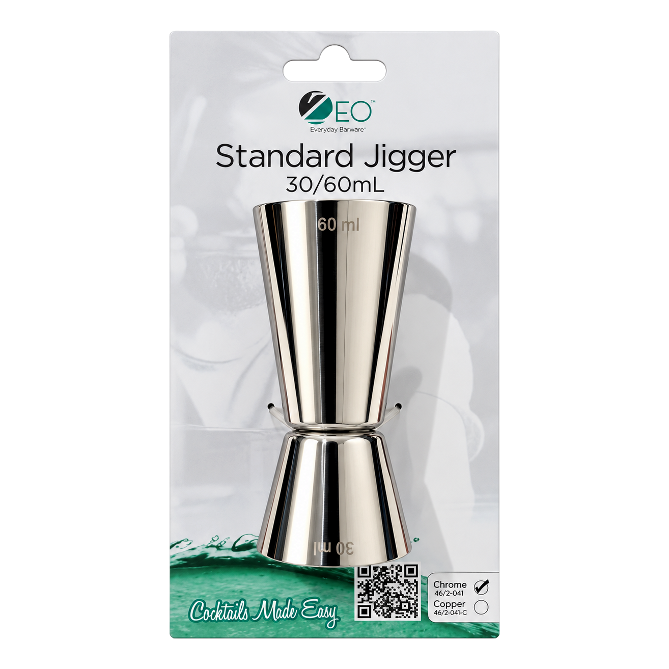 Jigger 30 & 60ml Stainless Steel