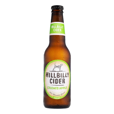 Hillbilly Crushed Apple Cider 330ml Bottle Case of 24