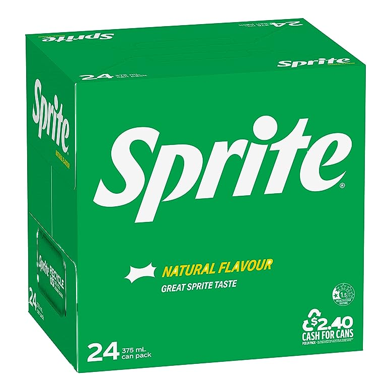 Sprite Lemonade 375ml Can Case of 24