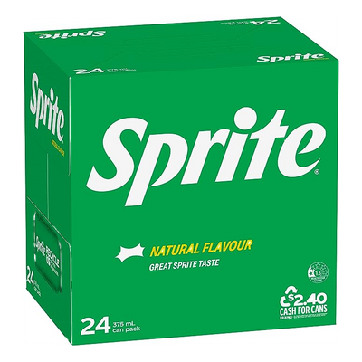 Sprite Lemonade 375ml Can Case of 24