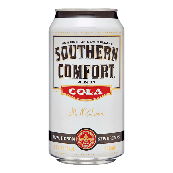 Southern Comfort & Cola 375ml Can 10 Pack