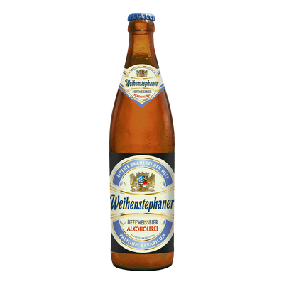Weihenstephaner Hefeweissbier Alcohol-Free 500ml Bottle Case of 12