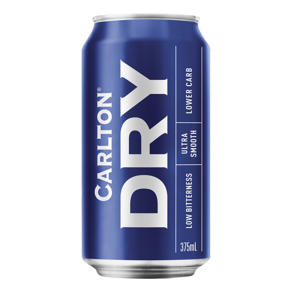 Carlton Dry Low Carb Lager 375ml Can Single