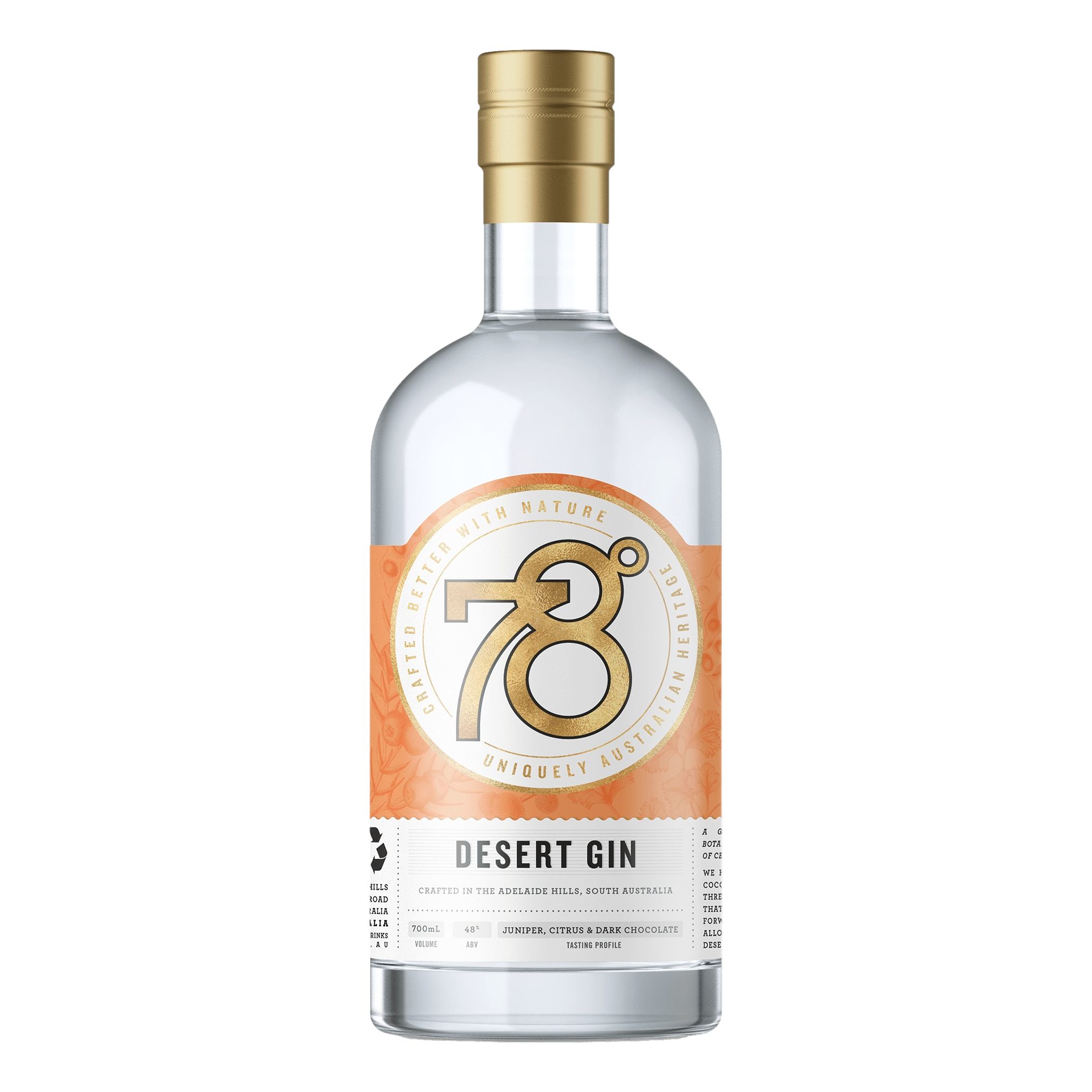 78 Degrees Desert Gin 700ml