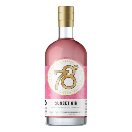 78 Degrees Sunset Gin 700ml