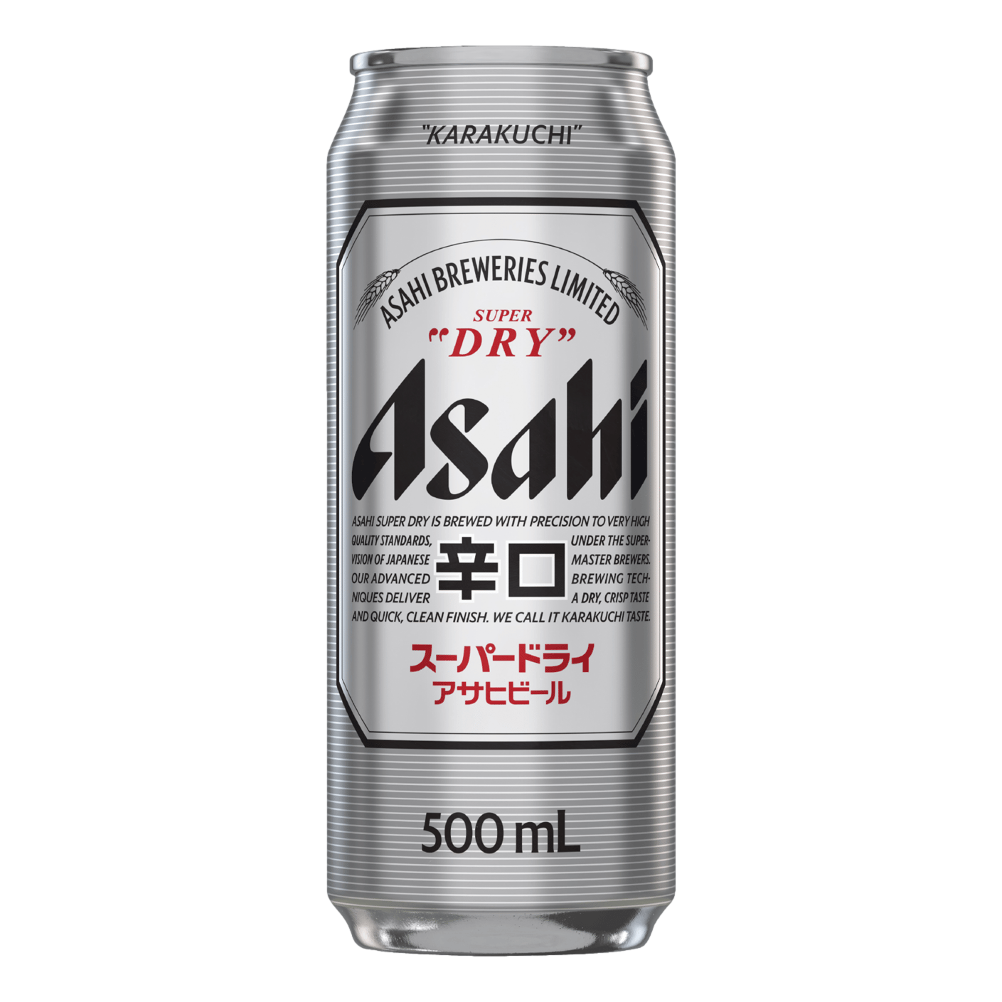 Asahi Super Dry Lager 500ml Can Single