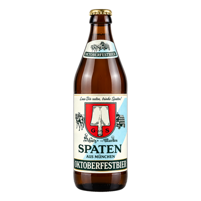 Spaten Oktoberfestbier Lager 500ml Bottle 4 Pack