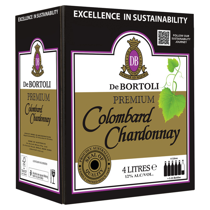 De Bortoli Cask Premium Colombard Chardonnay 4L