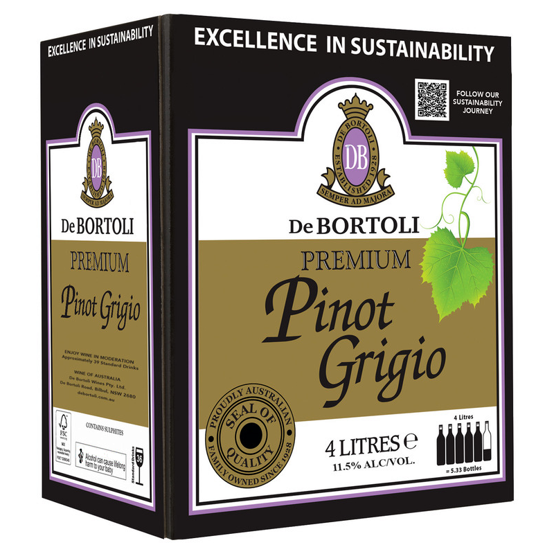 De Bortoli Cask Premium Pinot Grigio 4L