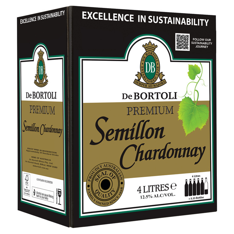 De Bortoli Cask Premium Semillon Chardonnay 4L