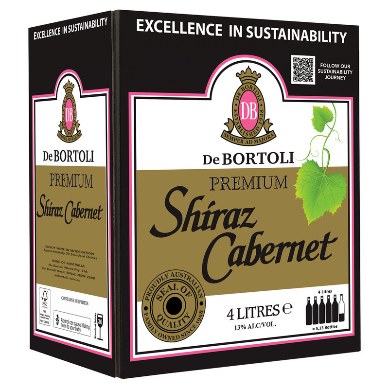 De Bortoli Cask Premium Shiraz Cabernet Cask 4L