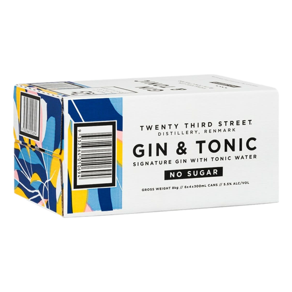 23rd Street Distillery Signature Gin & Tonic 300ml Can Case of 24