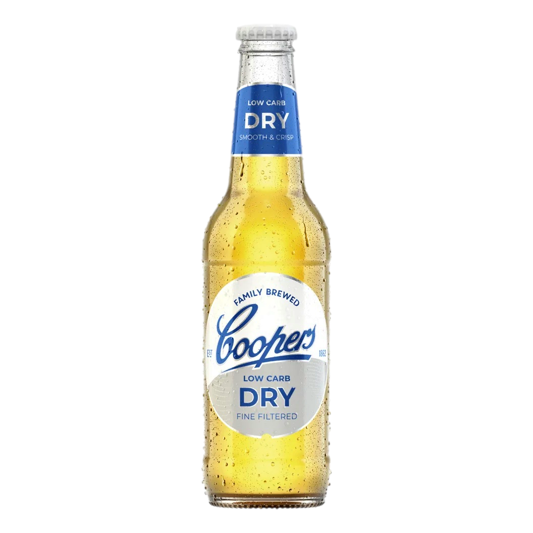 Coopers Dry Low Carb Mid-Strength Lager 3.5% 355ml Bottle Single