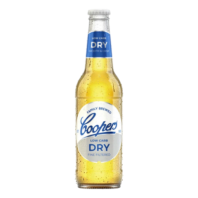 Coopers Dry Low Carb Mid-Strength Lager 3.5% 355ml Bottle 6 Pack