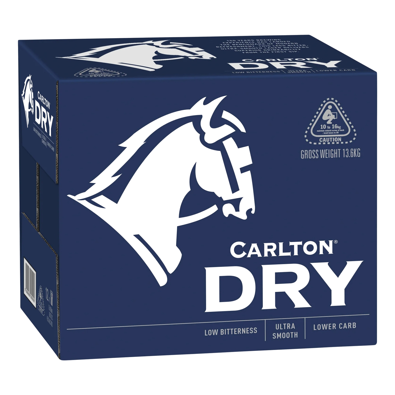 Carlton Dry Low Carb Lager 700ml Bottle Case of 12