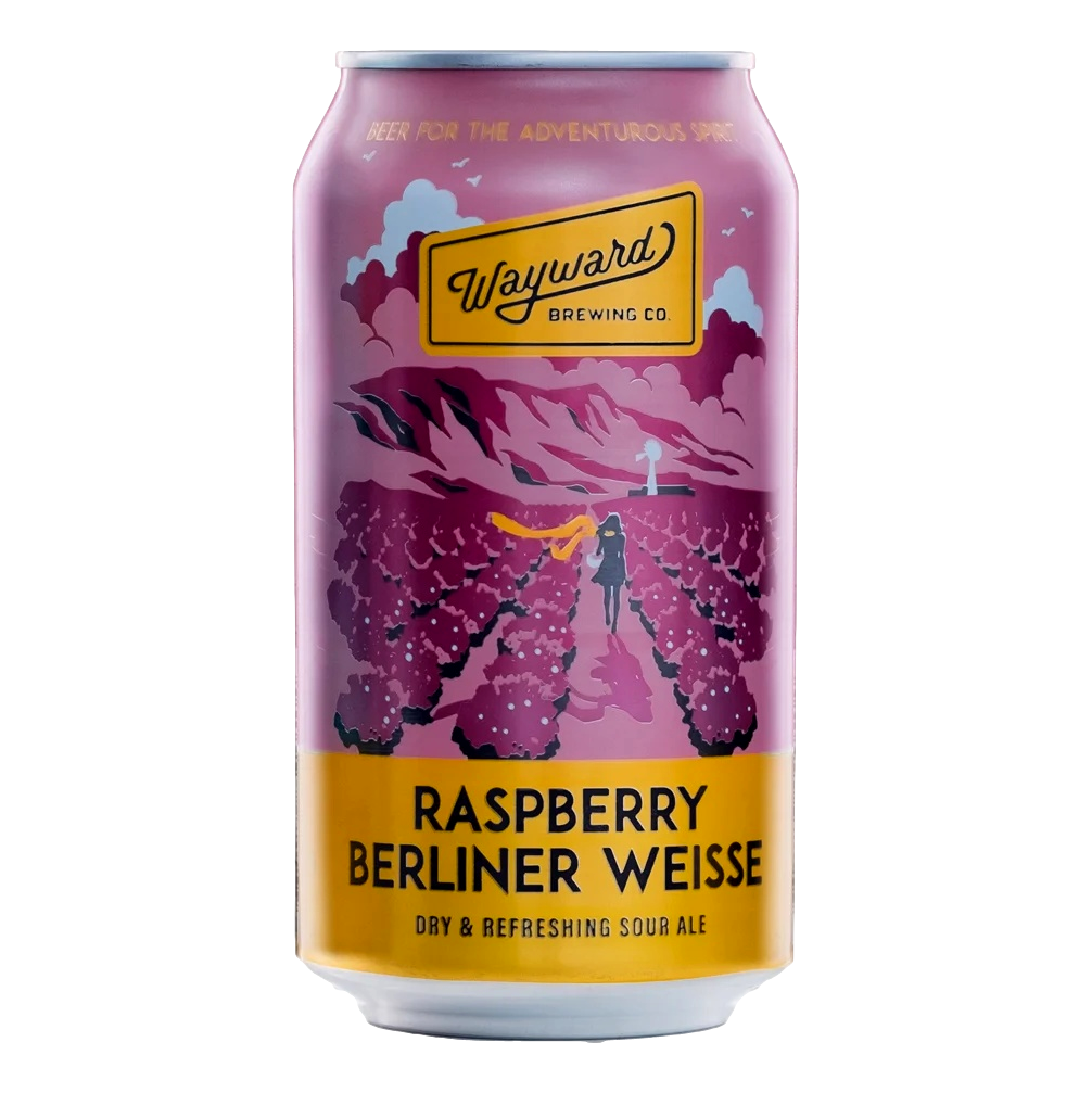 Wayward Raspberry Berliner Weisse 375ml Can 4 Pack