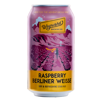 Wayward Raspberry Berliner Weisse 375ml Can 4 Pack