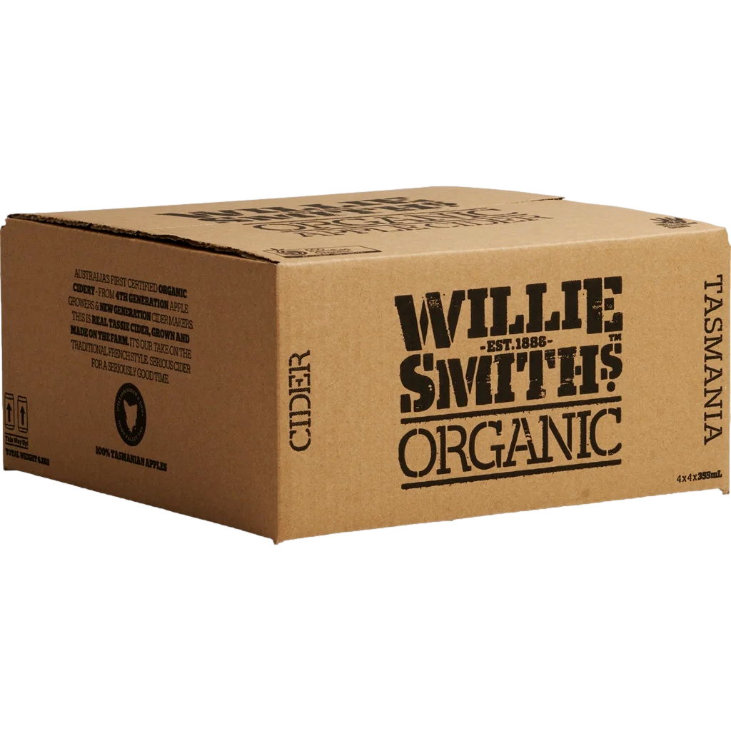 Willie Smith's Organic Apple Cider 355ml Can Case of 24