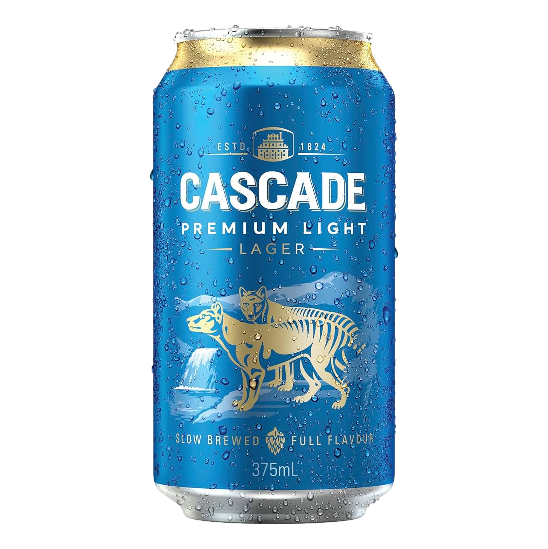 Cascade Premium Light Lager 2.4% 375ml Can Single