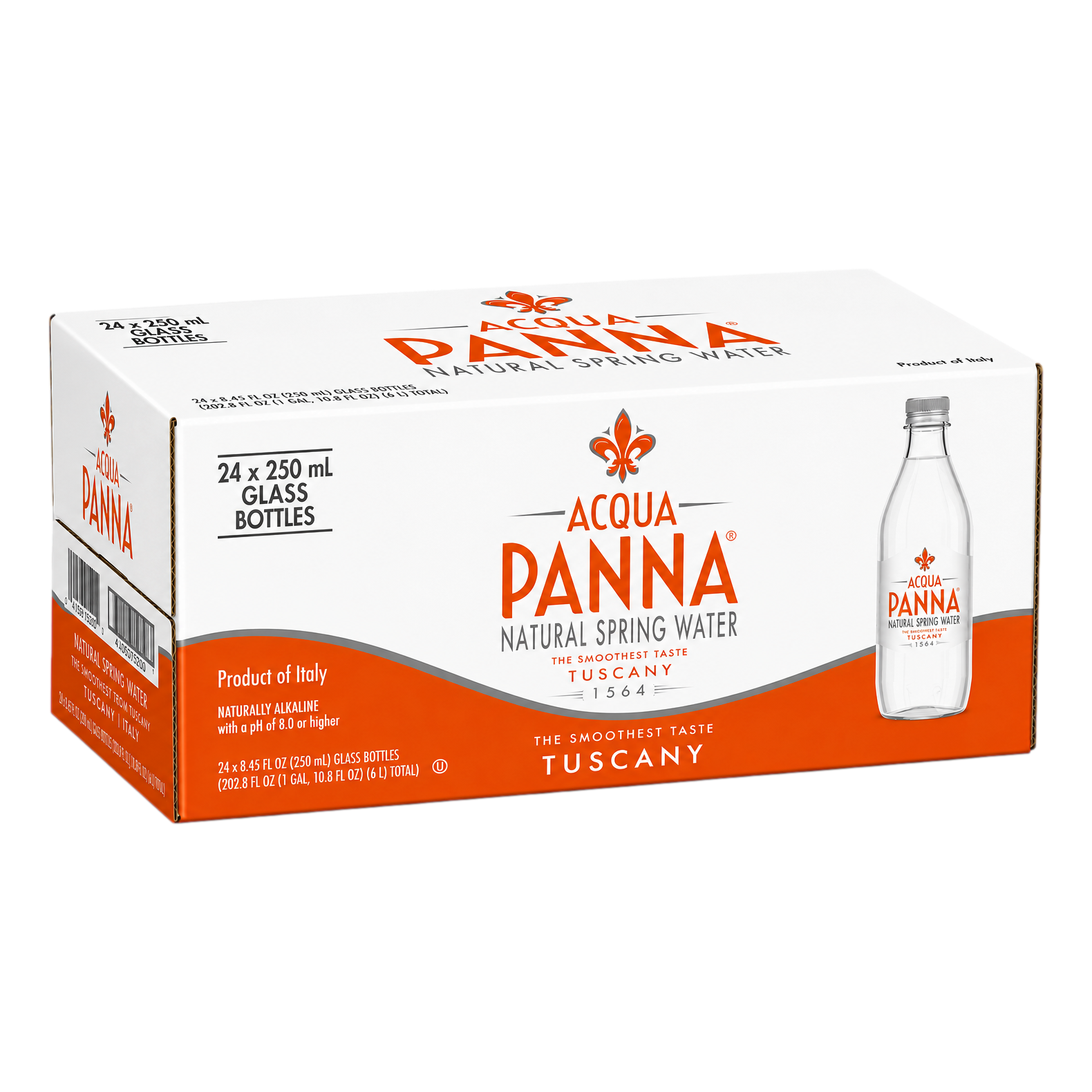 Acqua Panna STILL Natural Mineral Water 250ml Bottle Case of 24