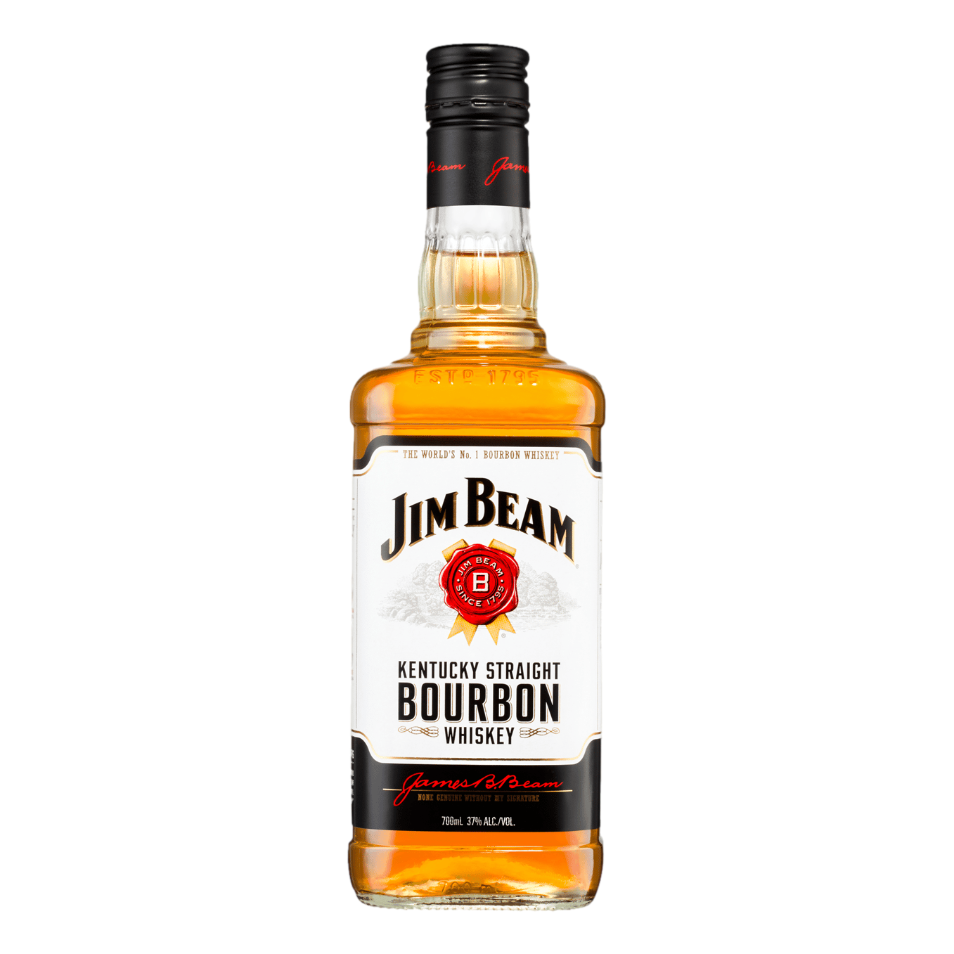 Jim Beam White Label Kentucky Straight Bourbon Whiskey 700ml