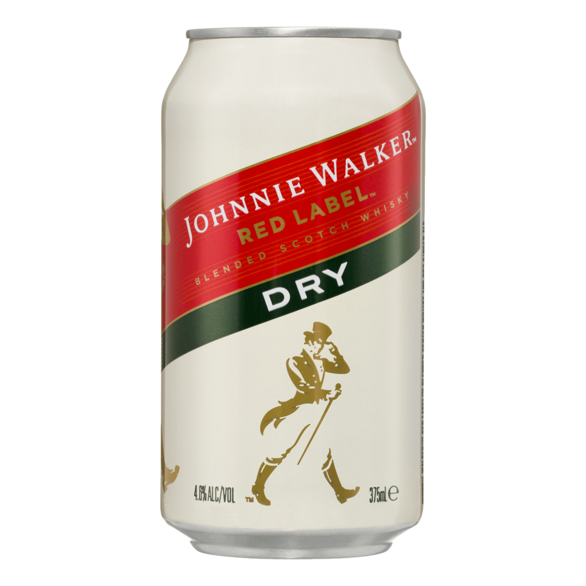 Johnnie Walker & Dry 375ml 4.6% Can Single