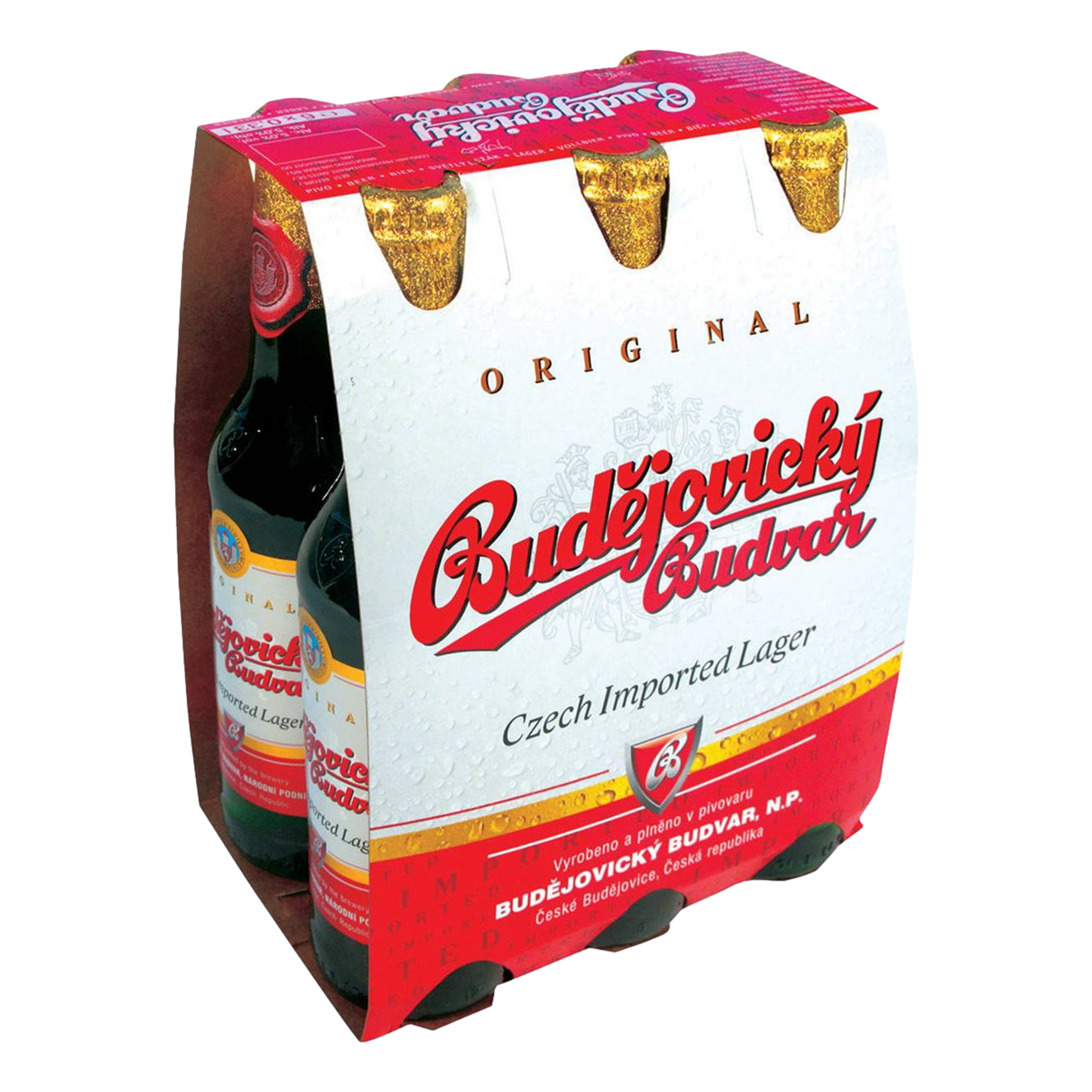 Budvar Budejovicky Czech Lager 330ml Bottle 6 Pack