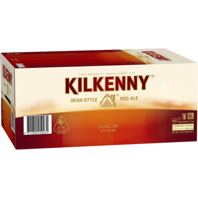 Kilkenny  Original Draught Irish-Style Red Ale 470ml Can Case of 24