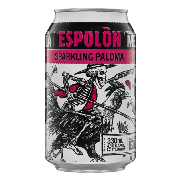Espolon Tequila Sparkling Paloma 330ml Can Single