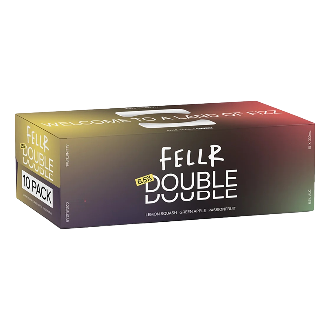 Fellr  DOUBLE Seltzer Mixed 330ml Can 10 Pack