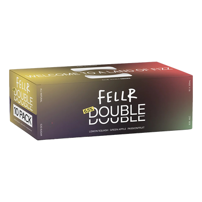 Fellr  DOUBLE Seltzer Mixed 330ml Can 10 Pack